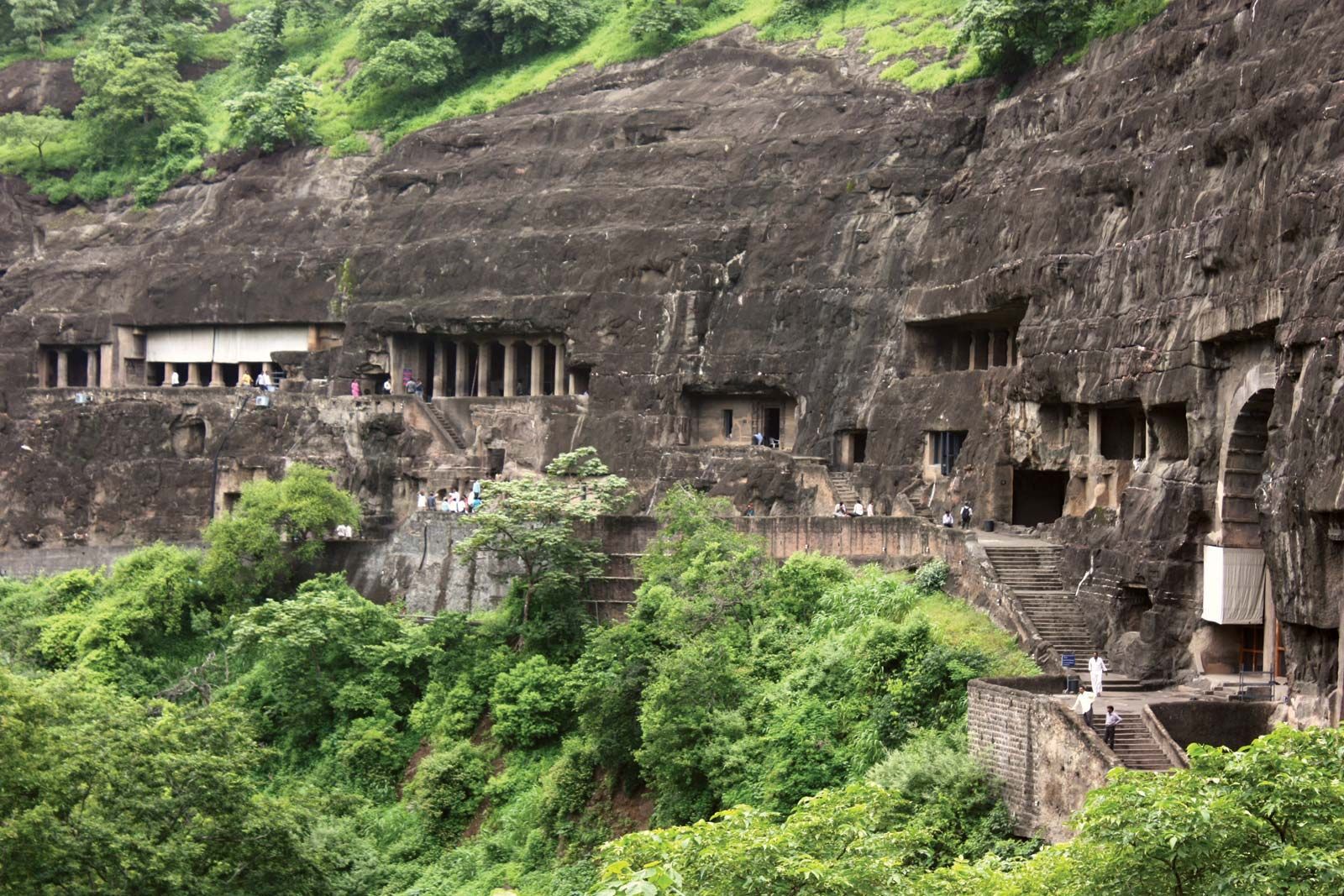 Ajanta caves, India.