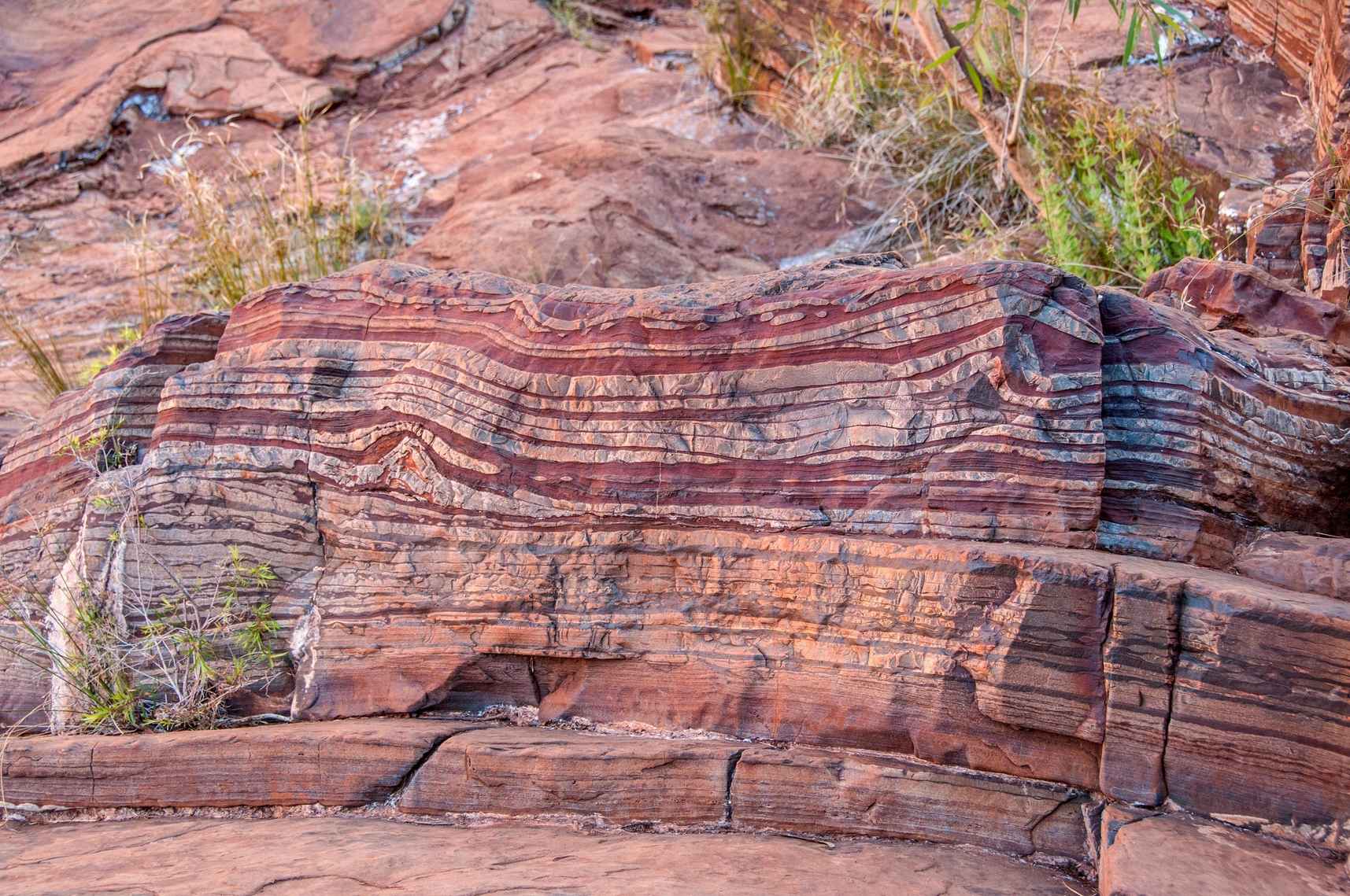 Banded iron formation, Karijini National Park, Western Australia