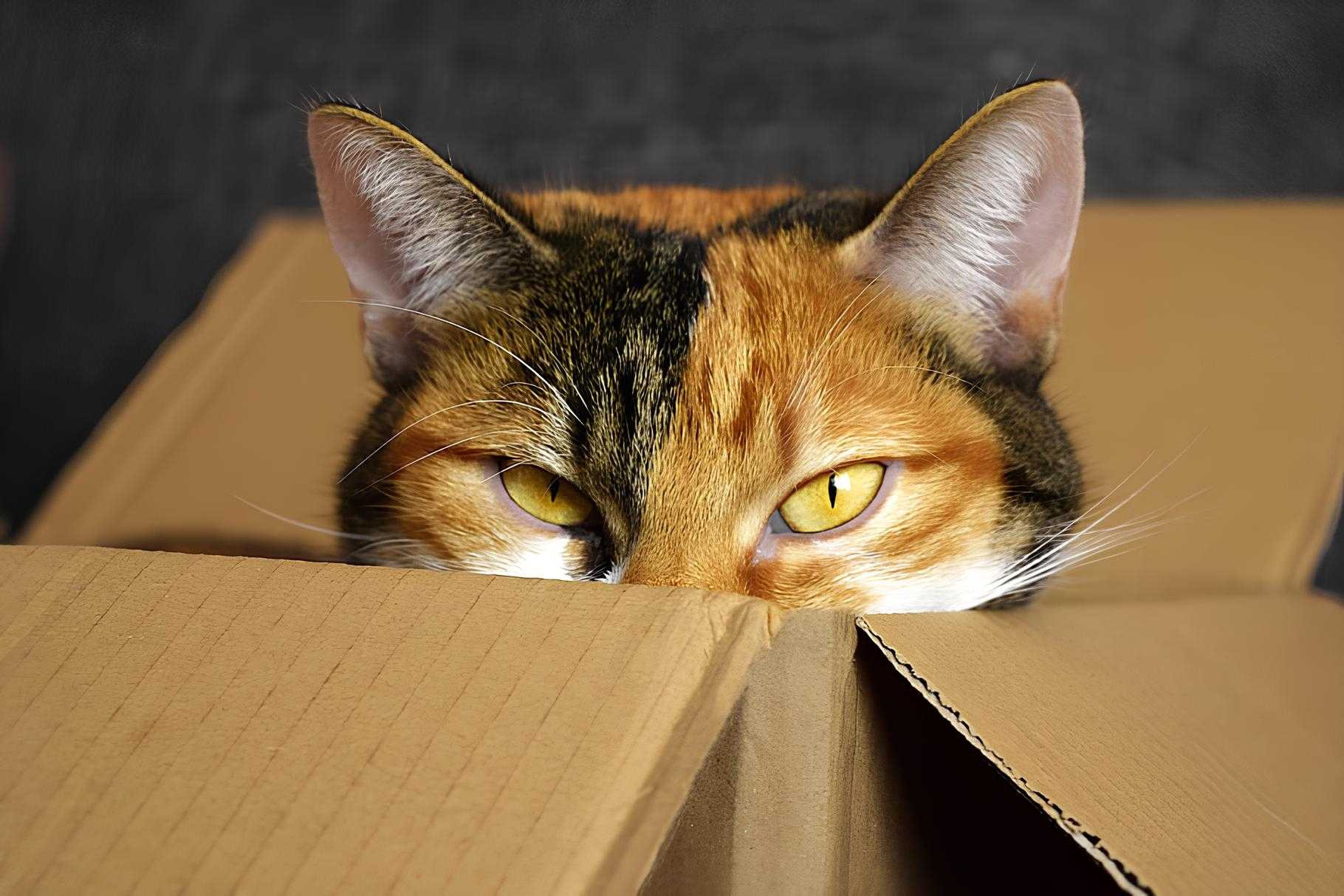 Cats Love in Boxes