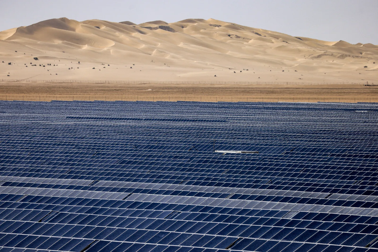 Solar plant near Abu Dhabi