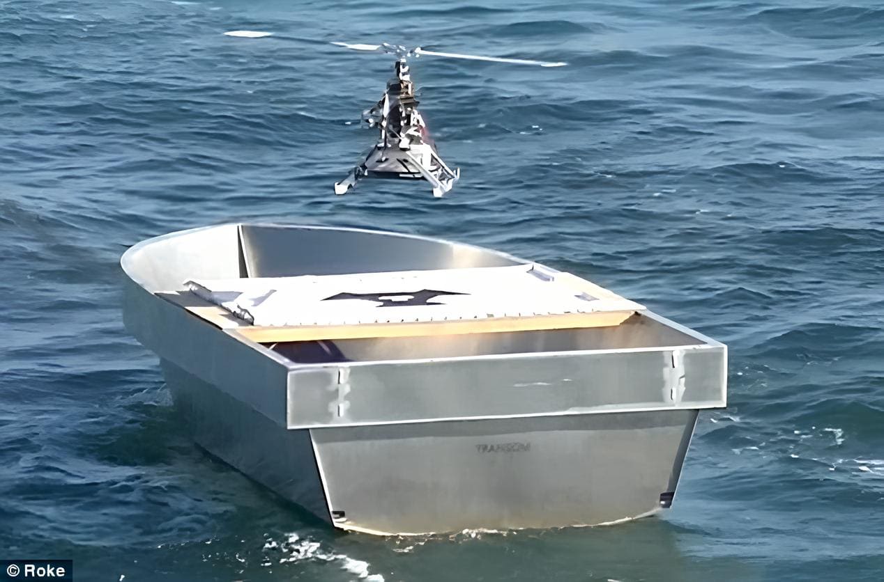 This Unique Autonomous Drone Can Land on Moving Ships