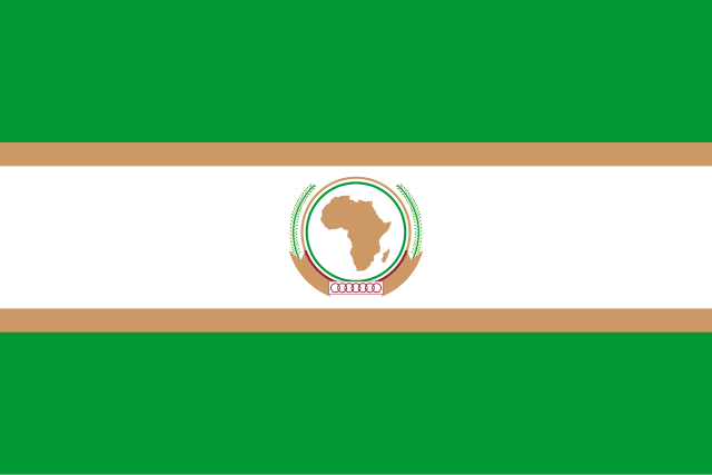 Drapeau de l'Organisation de l'unité africaine, 1970 à 2002.