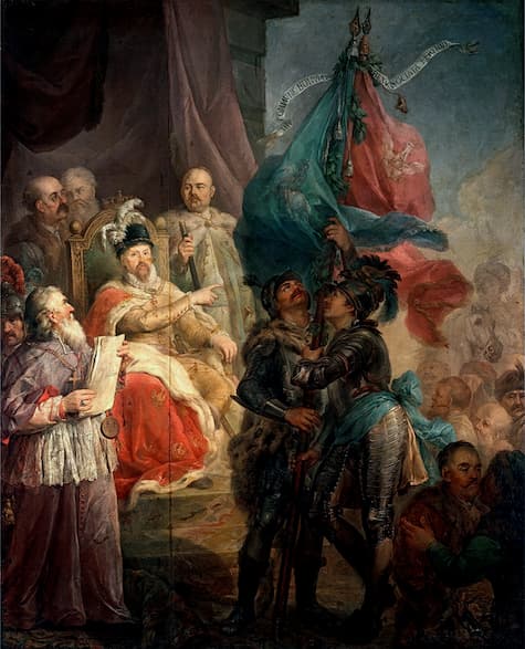 L'Union de Lublin, une peinture de Marcello Bacciarelli.