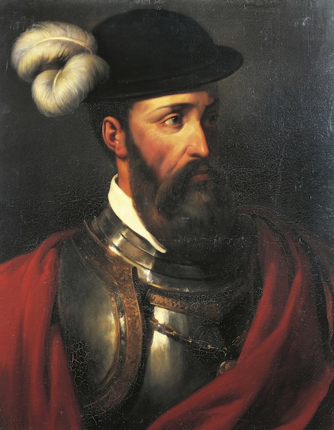 Le conquistador Francisco Pizarro, originaire de Trujillo.