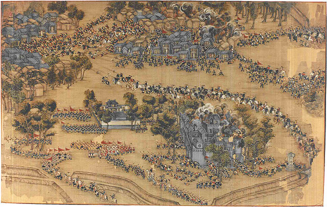 Les Taiping sortent de l'encerclement des Qing à Fucheng.