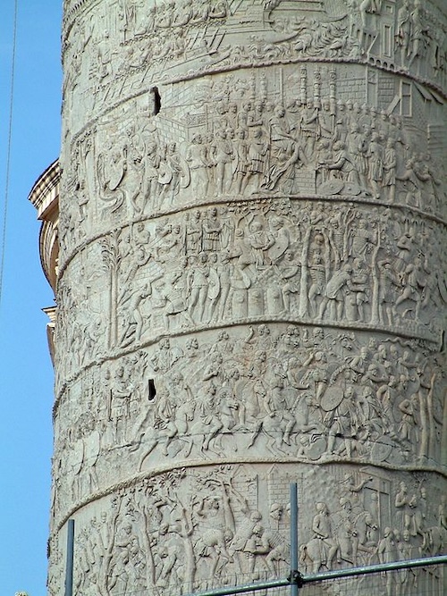 Scène de la colonne de Trajan